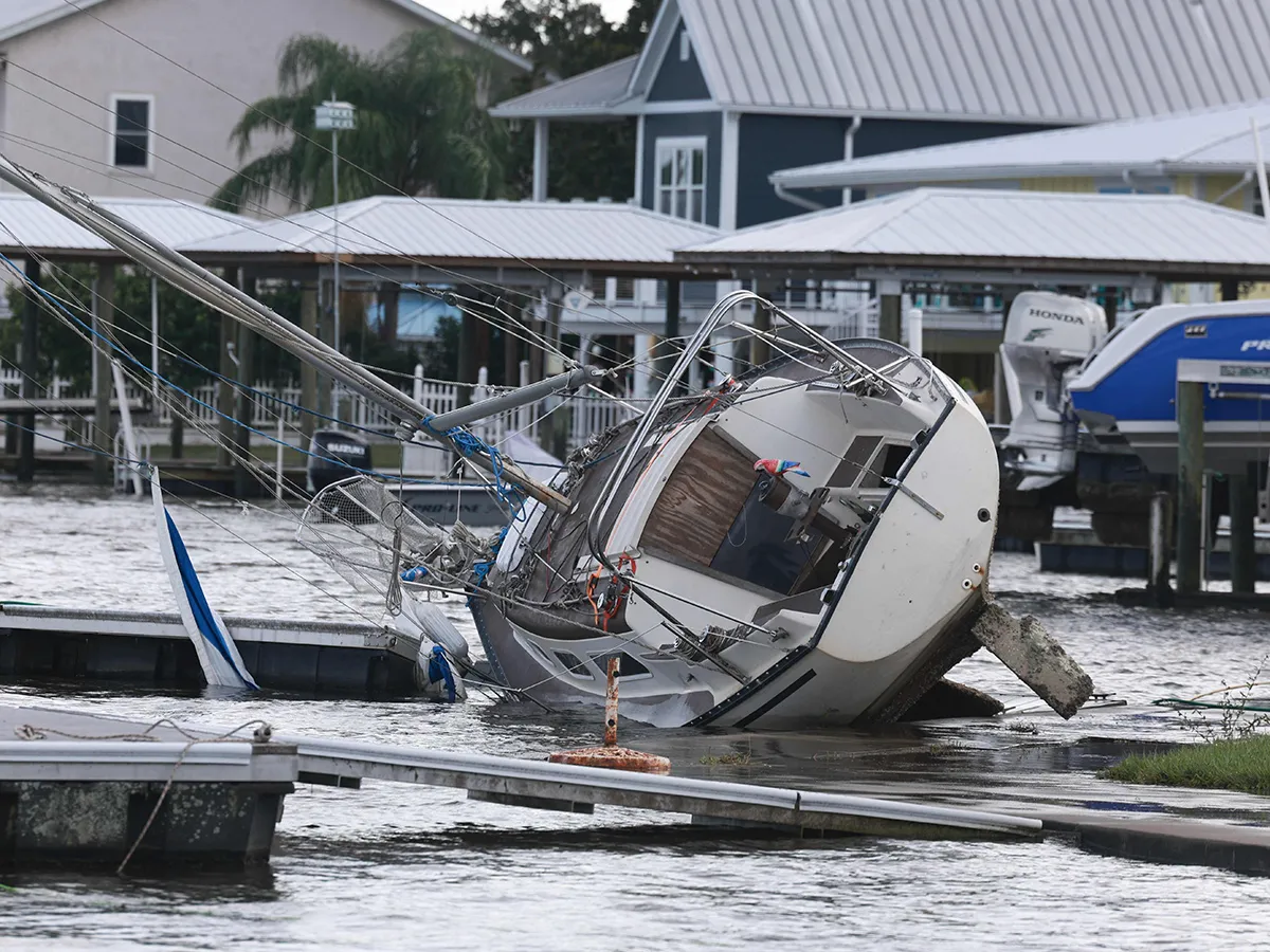 Steinhatchee damage after Hurricane Helene Photos