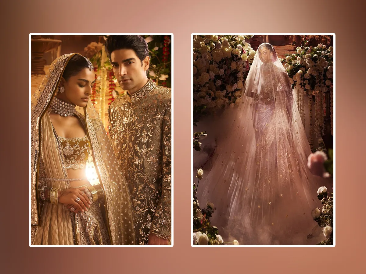 Manish Malhotra's Amazing Dreamy Wedding Couple Outfits