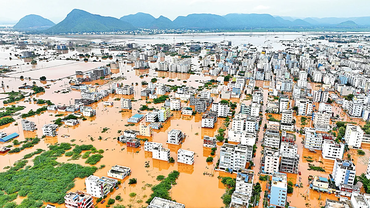 vijayawada budameru floods