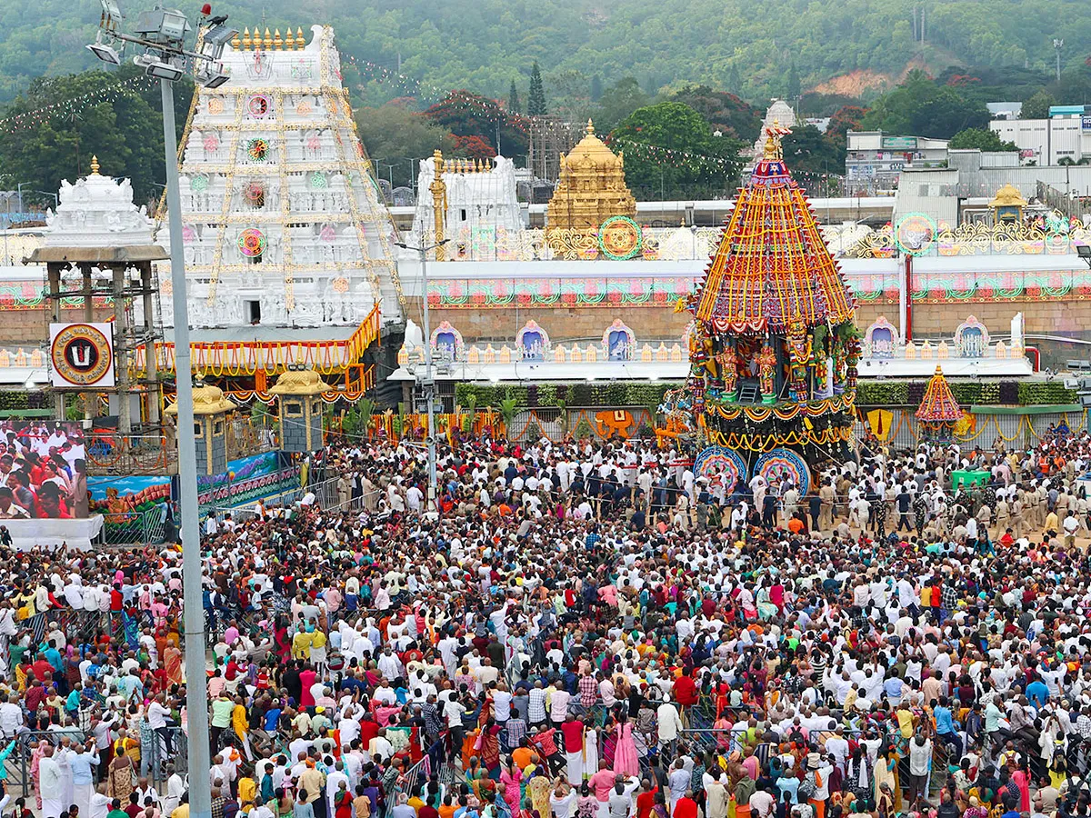 Sri Venkateswara Swamy Rathotsavam at Tirumala Temple Photos