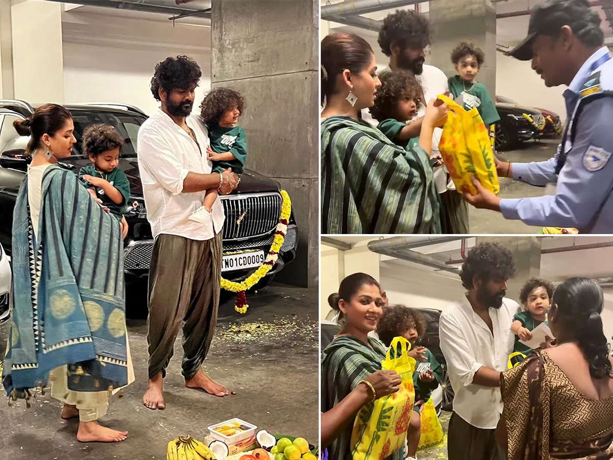 dussehra celebration at nayanthara home photos