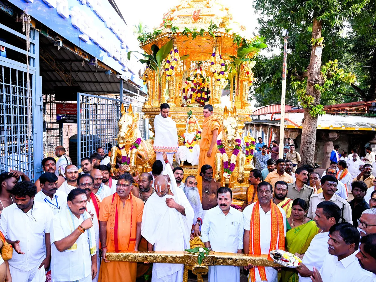 Swarna Rathotsavam Celebrated in Srisailam Photos