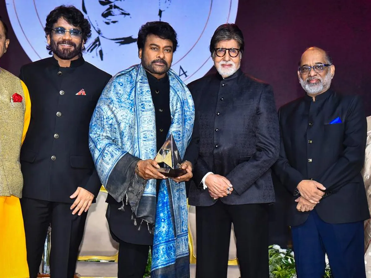 Megastar Chiranjeevi Honoured With ANR National Award