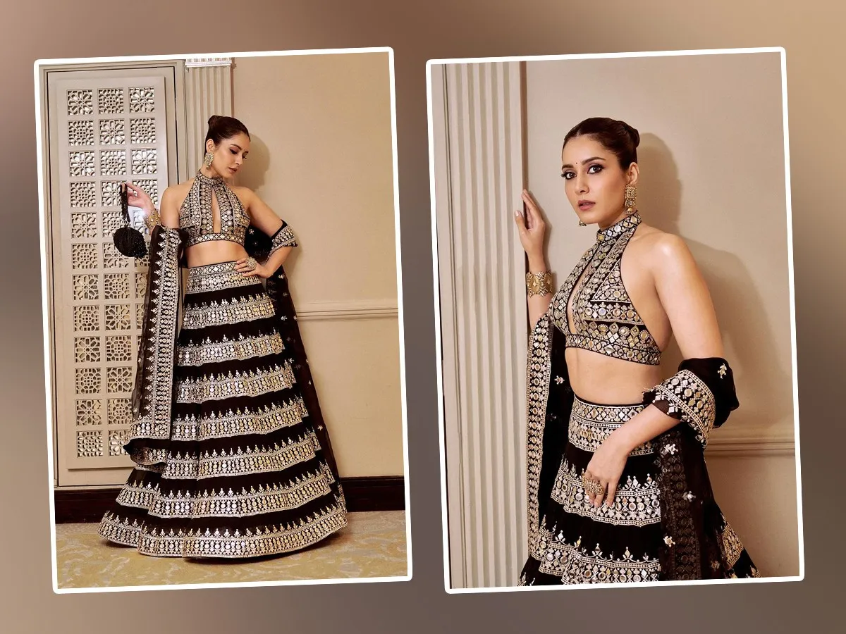 Raashi Khannas Regal Look For Diwali Photos Viral