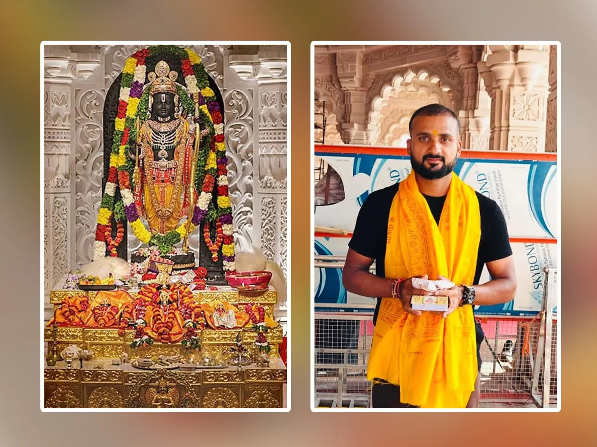 Jai Shree Ram: Akash Deep Visits Ayodhya Ram Mandir After IND Vs BAN Tests