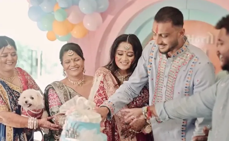 A great joy is coming: Axar Patel Confirms wife Meha Pregnancy Baby Shower Photos