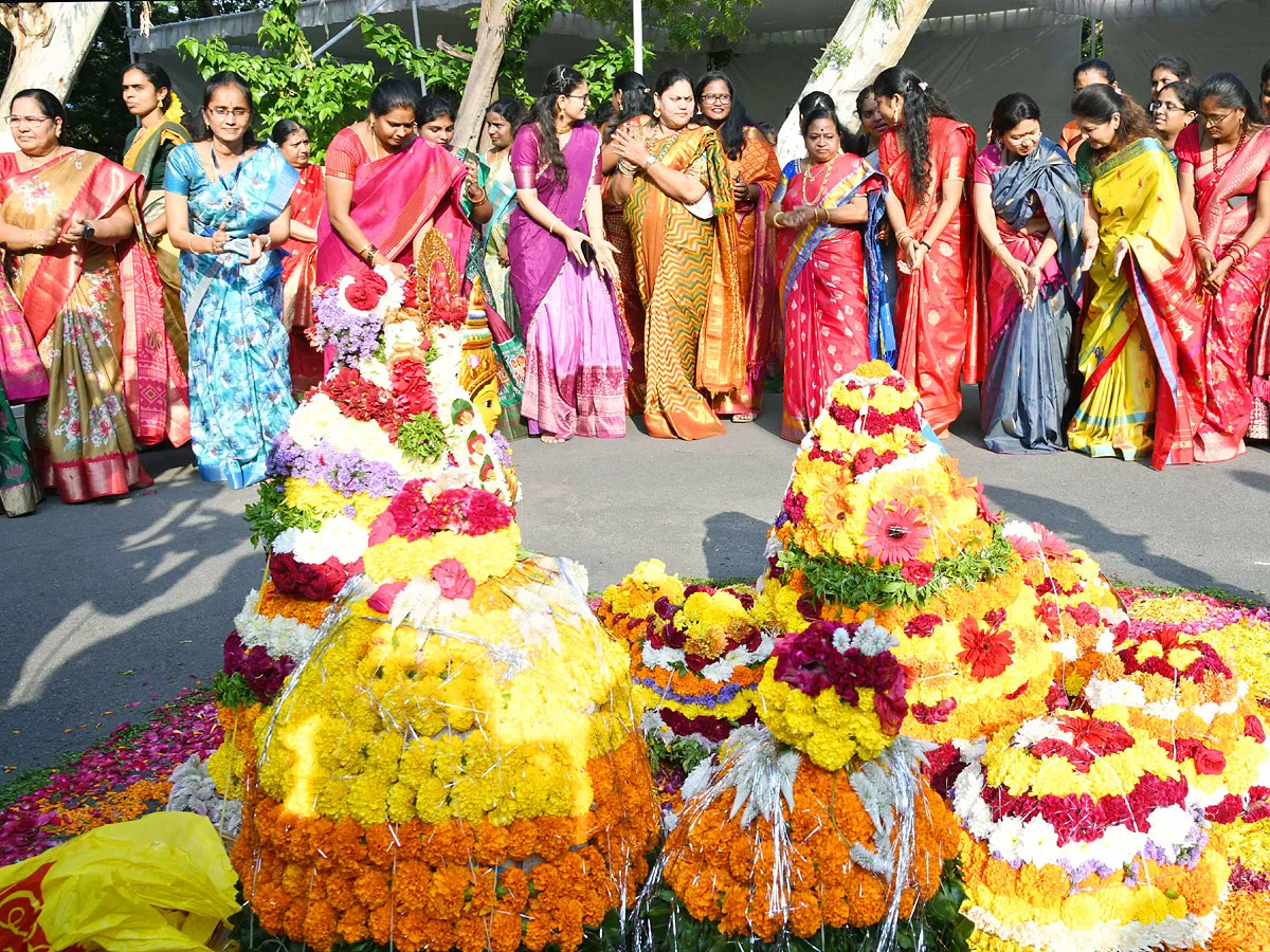 Bathukamma Celebrations at DGP office Photos