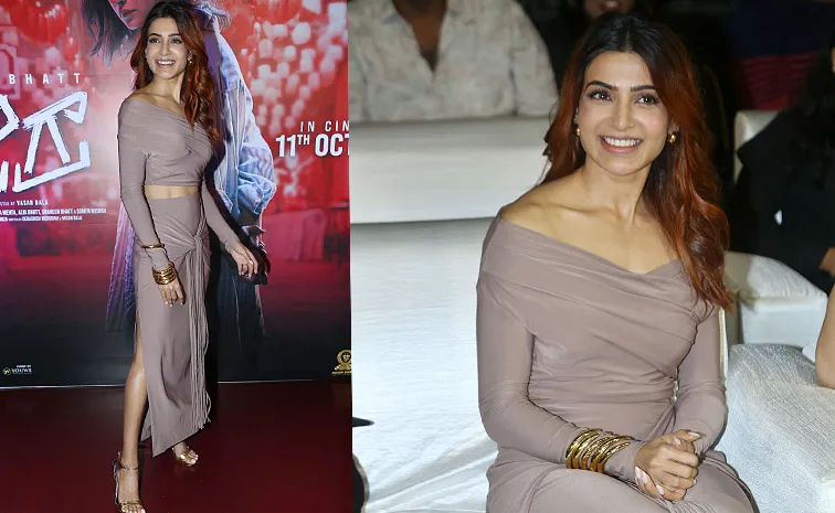 Jigra Movie Pre Release Event: Samantha Latest Pics Goes Viral Photos