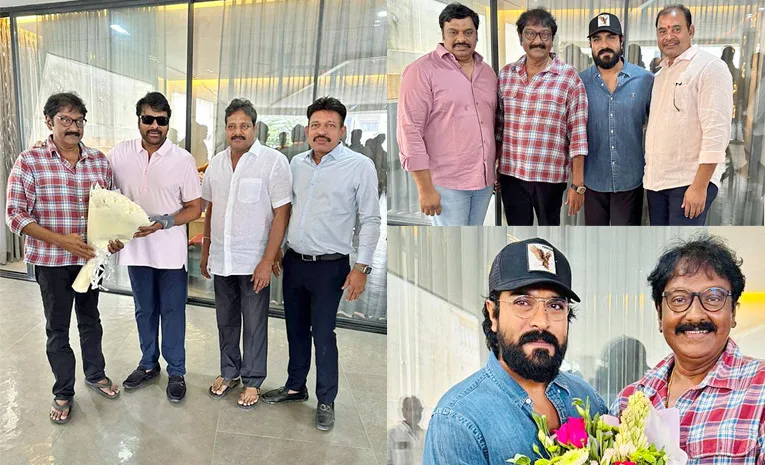 Megastar Chiranjeevi, Prabhas and Ram Charan wishes mega director VV Vinayak on his birthday Photos