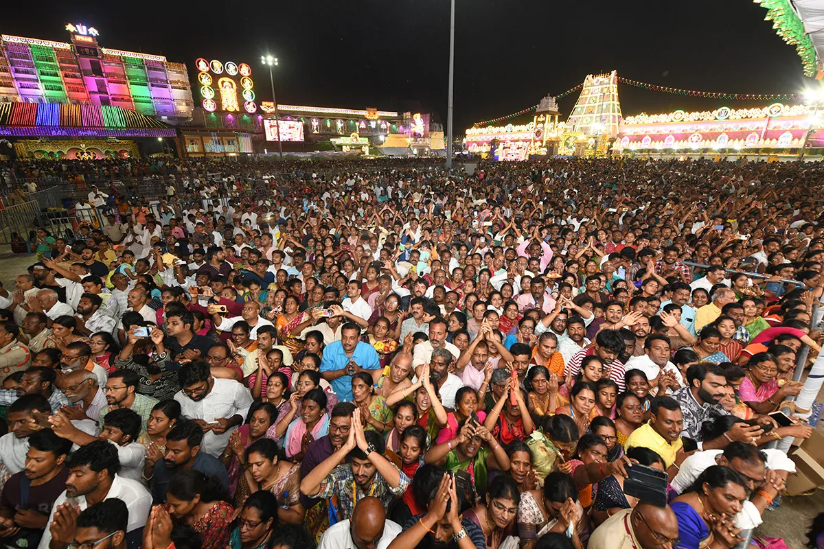 Tirumala Srivari Pournami Garuda Seva 2024 Photos