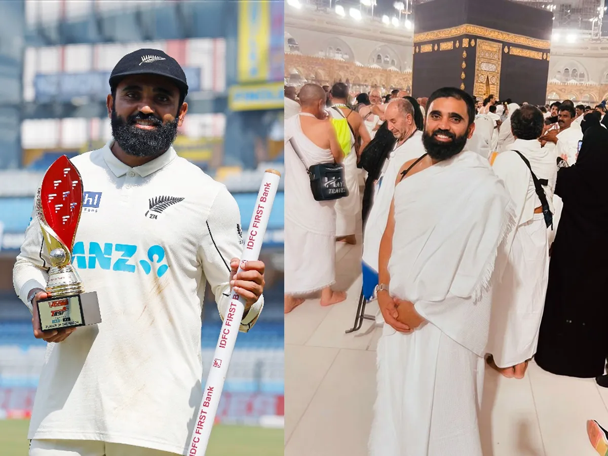 Kiwis cricketer Ajaj Patel visited Makkah9