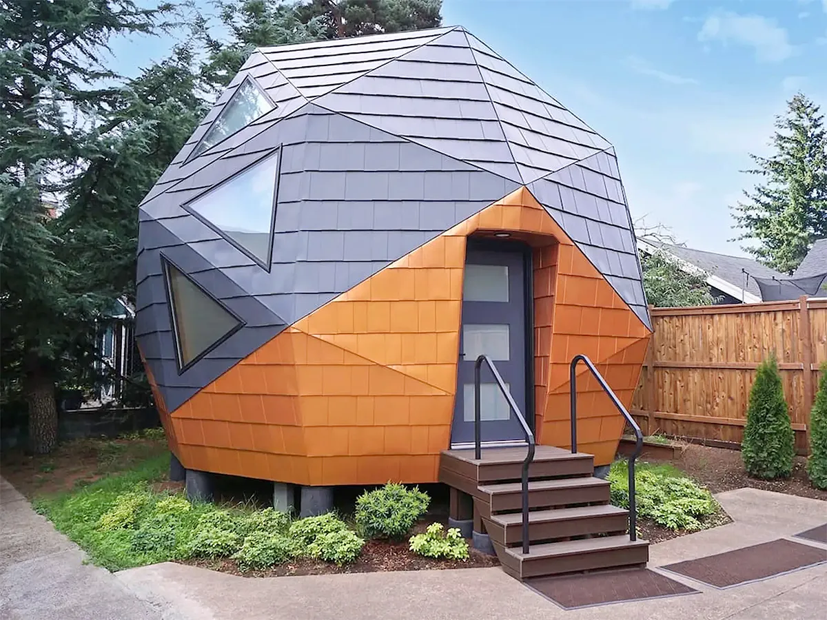 One of a kind tiny house takes a geodesic approach to downsizing