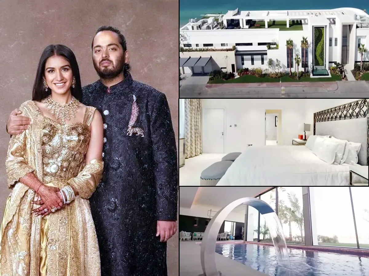 anant ambani and radhika merchants dubai villa inside photos