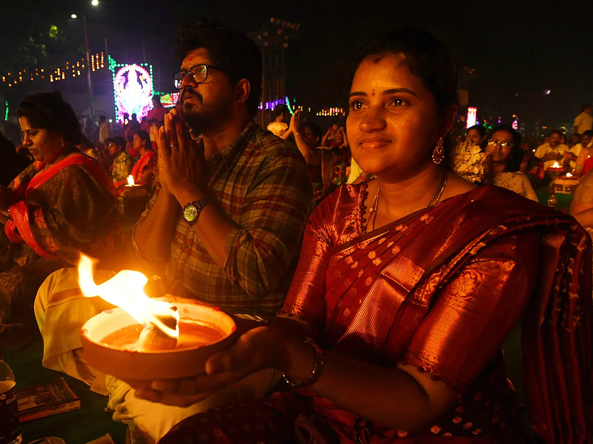 Laksha Deepochavam Grandly Held At Tirupati District