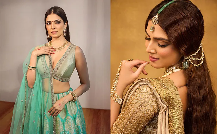 Actress Malavika Mohanan Beauty and Traditional Look Photos