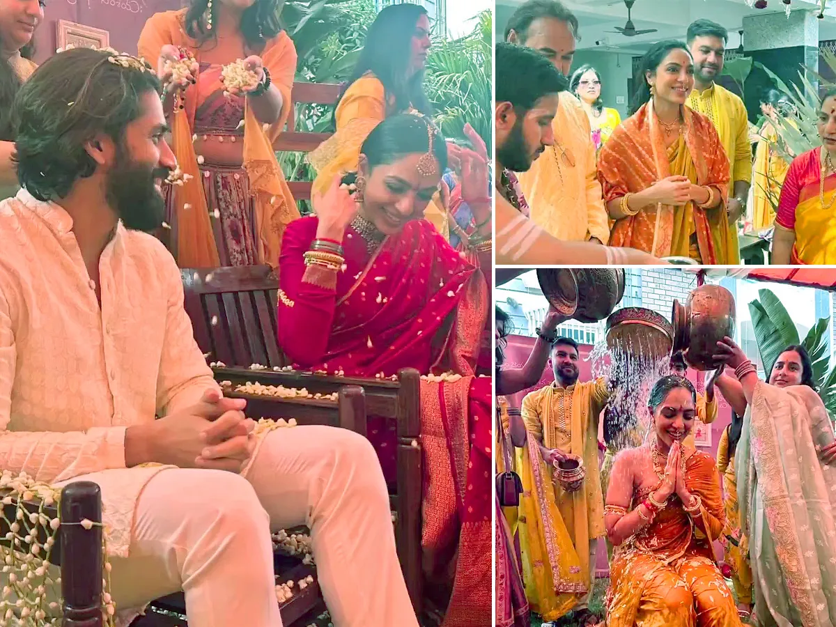 In Pics: Naga Chaitanya, Sobhita Dhulipala's pre-wedding begin with haldi ceremony