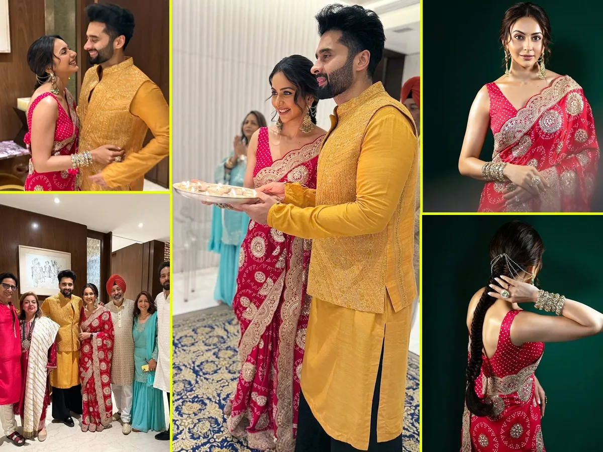  rakulpreet sing celebrated first diwali with her husband 