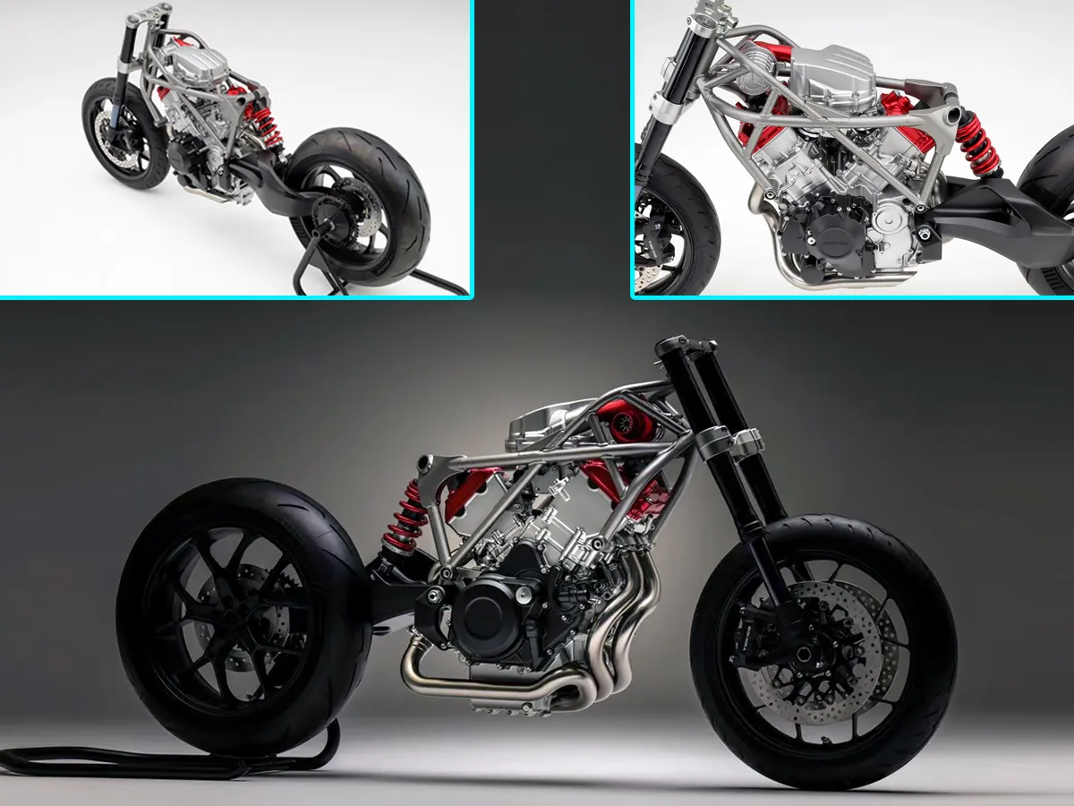 Honda dropped V3 combustion engine at EICMA with electric supercharger3