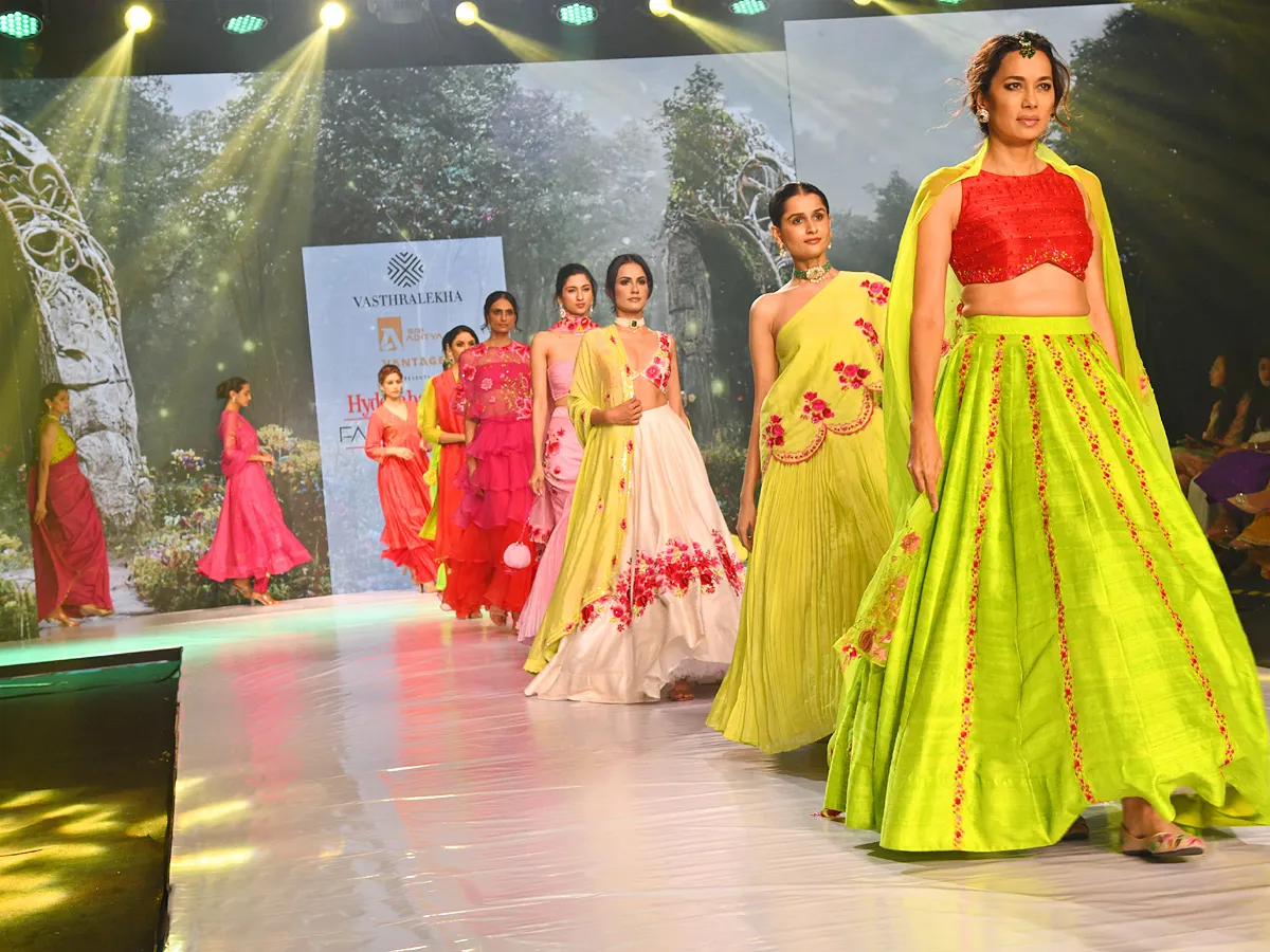 Hyderabad Banjara Hills Models Ramp Walk Dressed In Different Themes In Fashion Show Photos