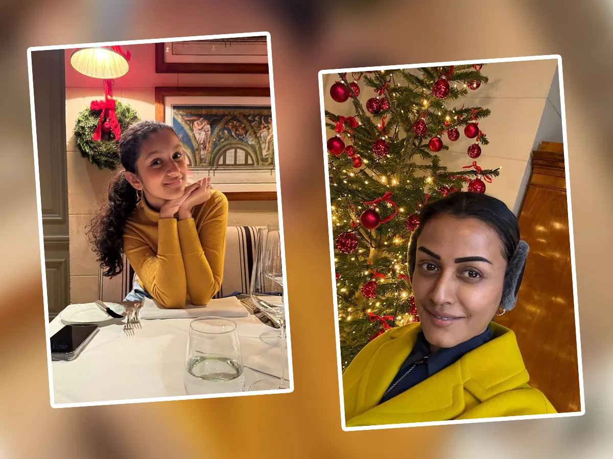 My Kinda Winter Wonderland Namrata And Sitara Enjoys Vacation