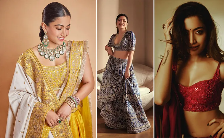 Rashmika Mandanna Iconic Lehenga Looks