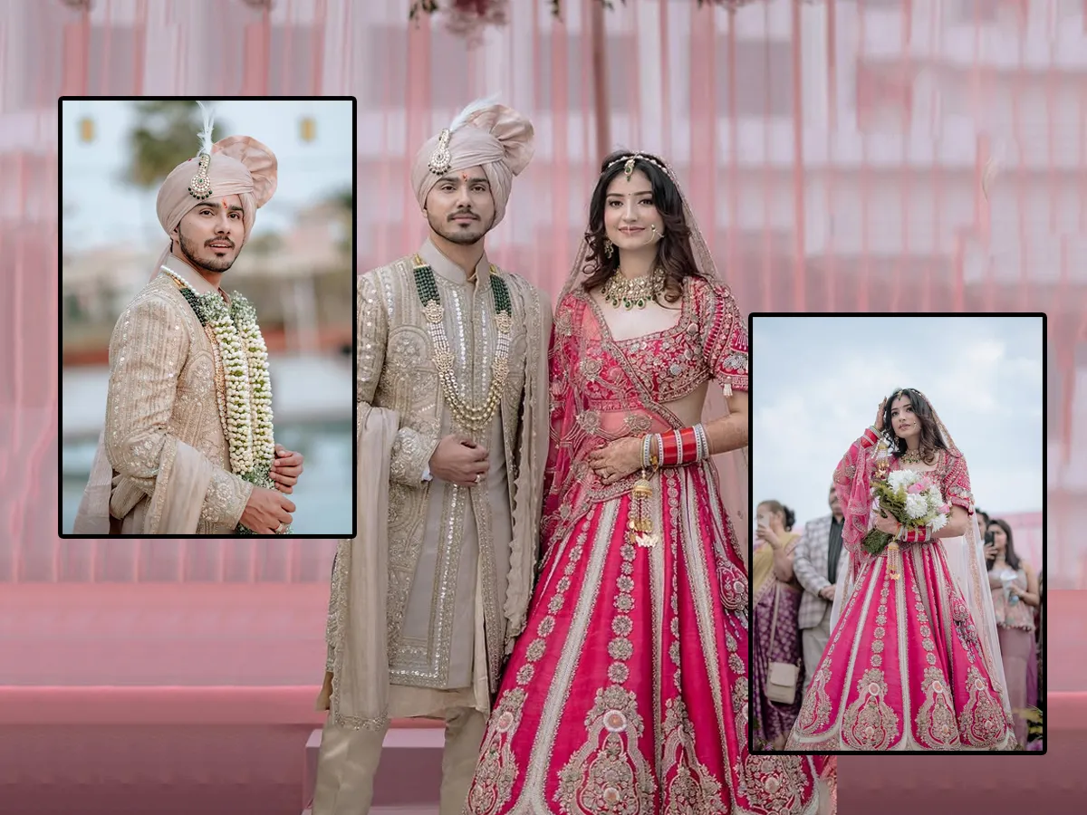 Popular Influencer Sunny Chopra Got Married To Kaushki Photos Goes Viral