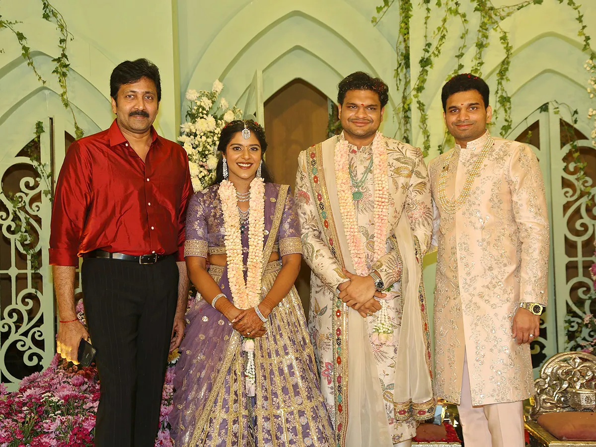 E V Raja Reddy Younger son Kranthi Reddy is Engaged photos goes viral