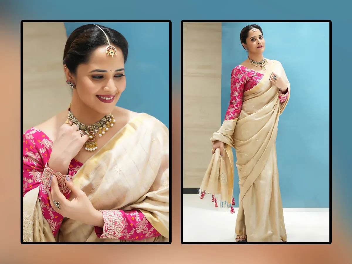 Anchor Anasuya Bharadwaj Latest Elegant Looks In Stylish Saree