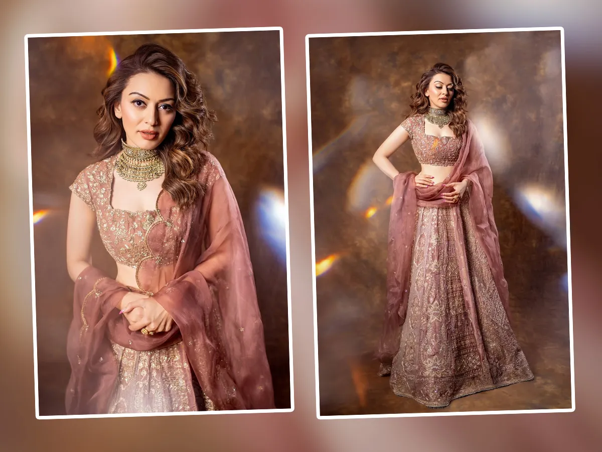 Tollywood Beauty Hansika Motwani In A Stunning Ghagra Choli