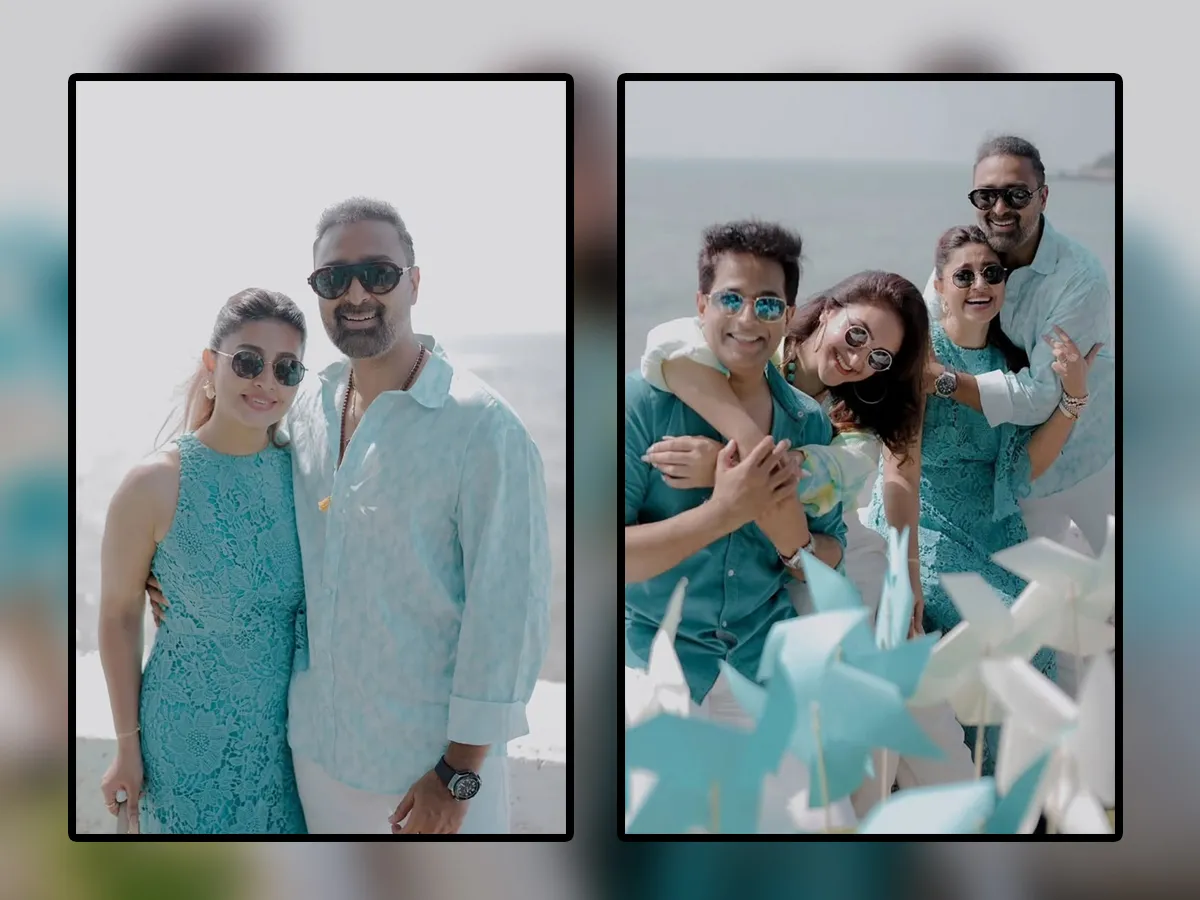 South Indian Best Couple Sneha And Prasanna Venkatesan Enjoying Vacation With Friends