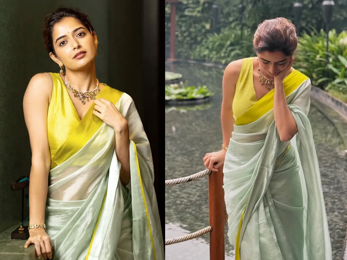 The heroine who captivated Mahesh Babu's saree look is stunning