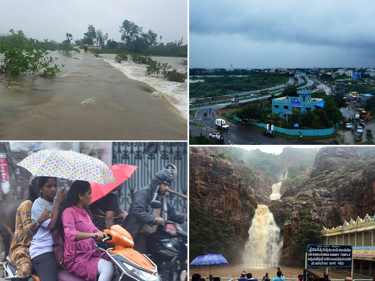 Heavy Rains in Cyclone Fengal Photos