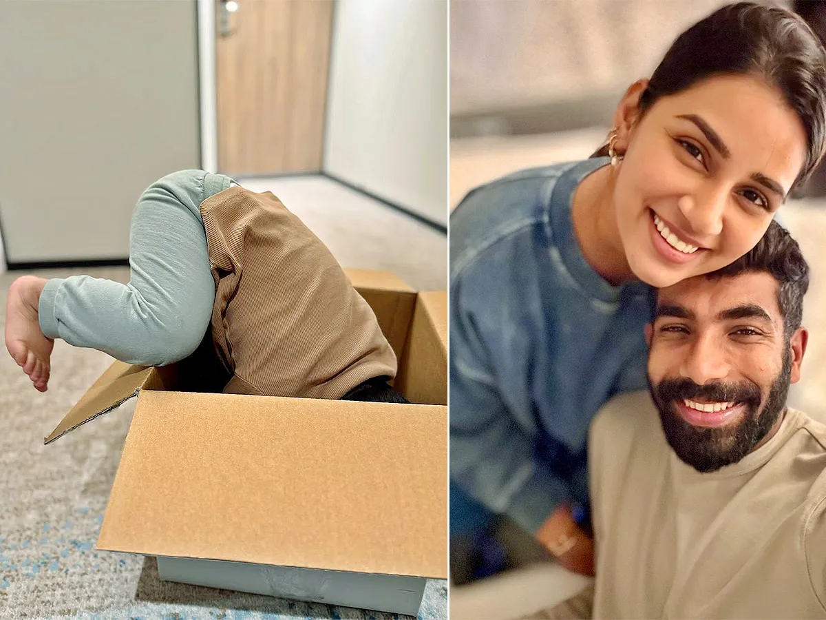 cricketer jasprit bumrah son viral photos