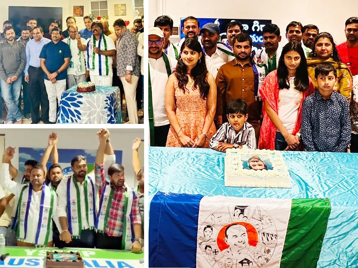 YS Jagan Mohan Reddy Birthday celebrations in overseas by NRIs