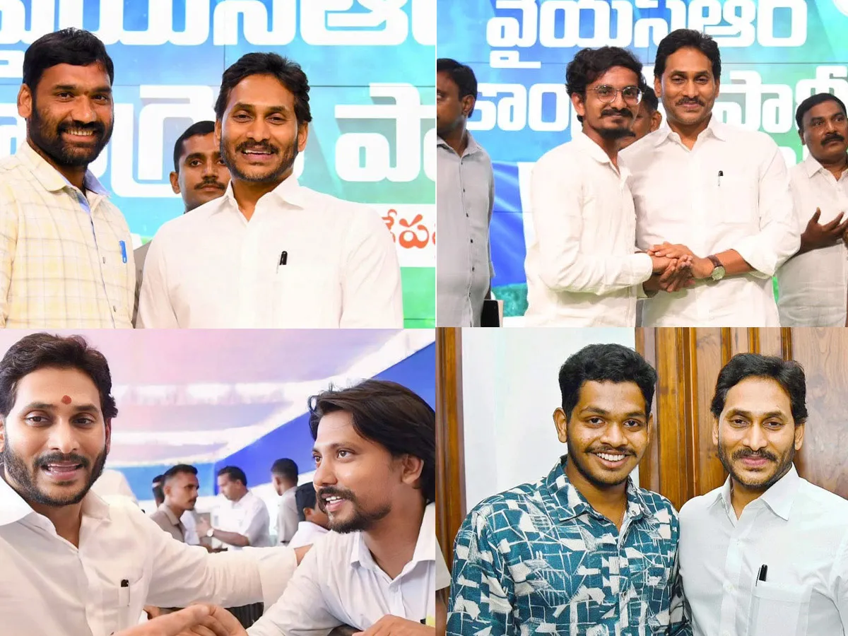 YS Jagan Birthday Special Photos With Fans