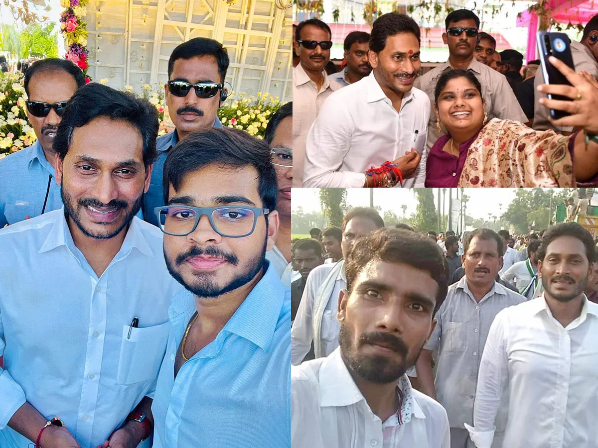 YS Jagan Birthday Special Photos, Selfie With Fans