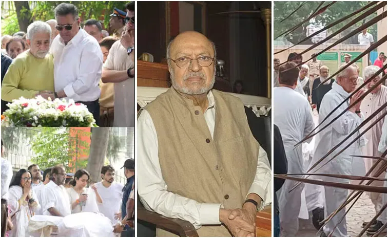 Director Shyam Benegal Funeral in Mumbai Photos