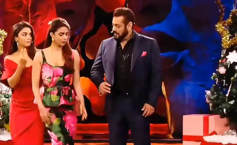 Salman Khan Dances to Nain Matakka with 'Baby John' Stars Varun Dhawan, Keerthy Suresh Photos