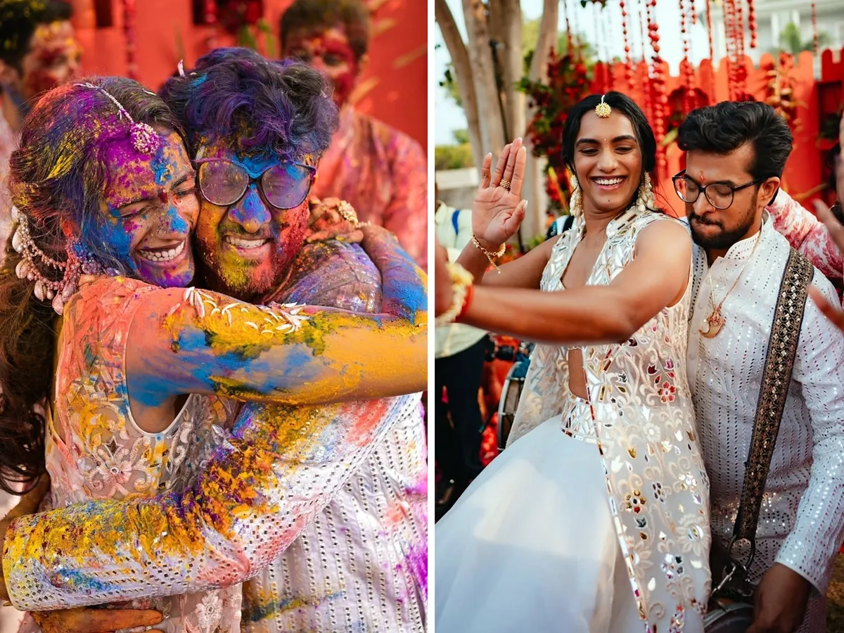 PV Sindhu shares haldi photos, showering love on her husband