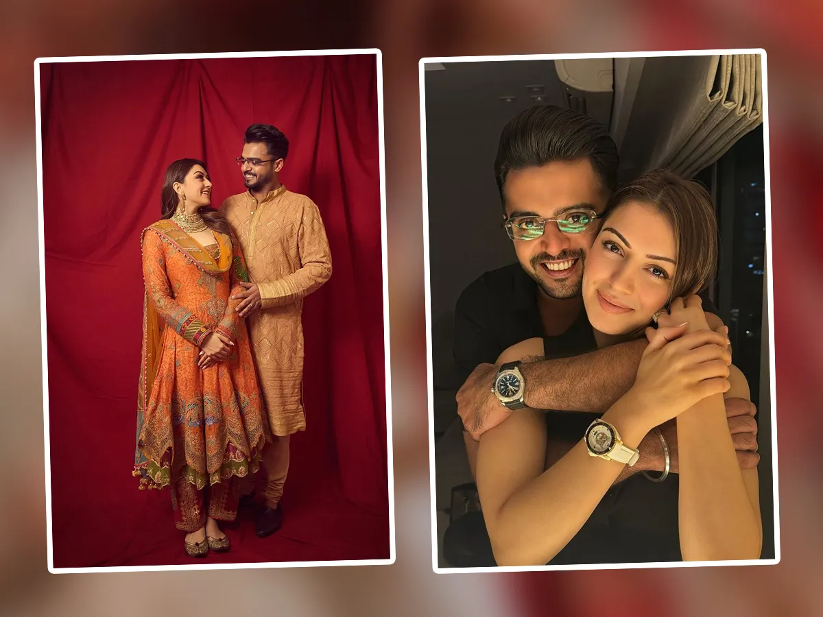 Actress Hansika Motwani Wedding Anniversary Special Photos With Husband