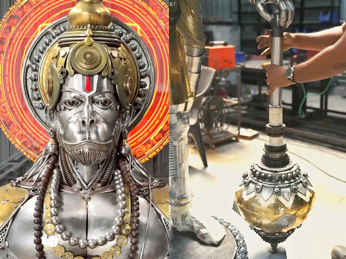 Indores Deval Verma turns scrap into sculptures Photos