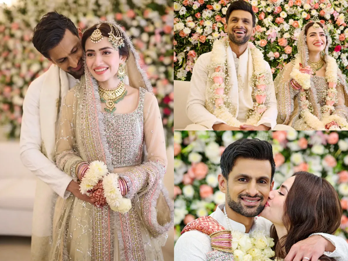 Sana Javed, Shoaib Malik celebrate anniversary with wedding throwback Photos1