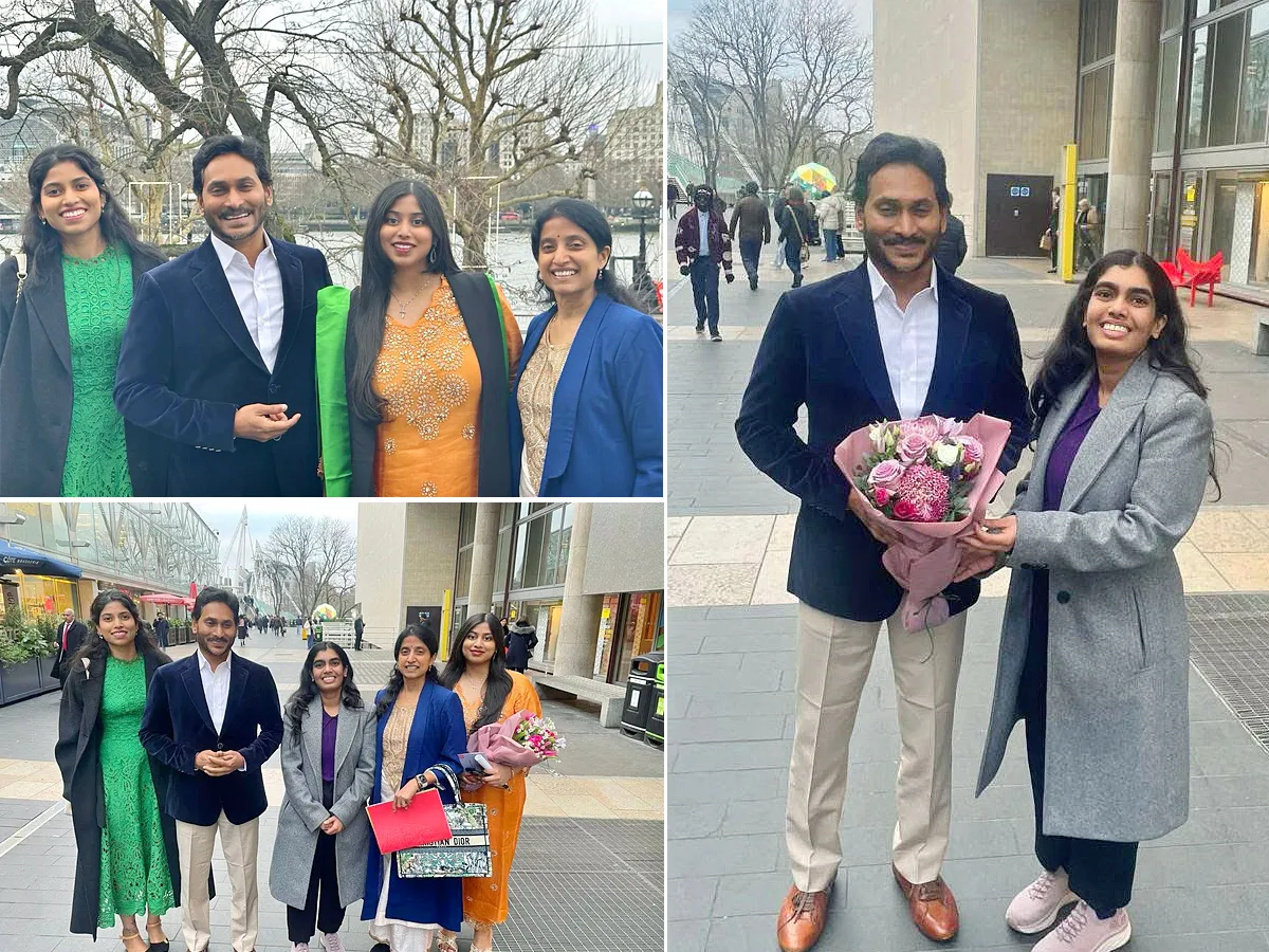 YS Jagan Shares Family Photos In London Goes Viral