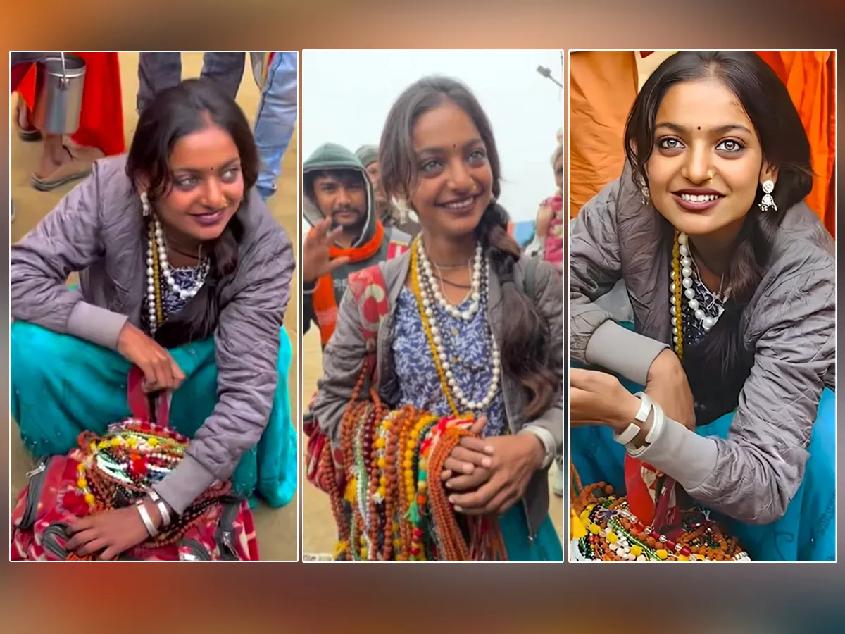 Mahakumbh 2025 ‘Mona Lisa’, ‘Angelina Jolie’ dusky beauty photos