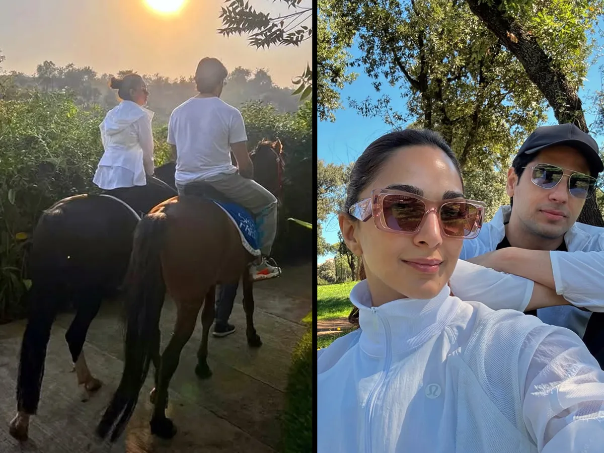 Kiara Advani Game Changer heroine has fun with her husband on vacation