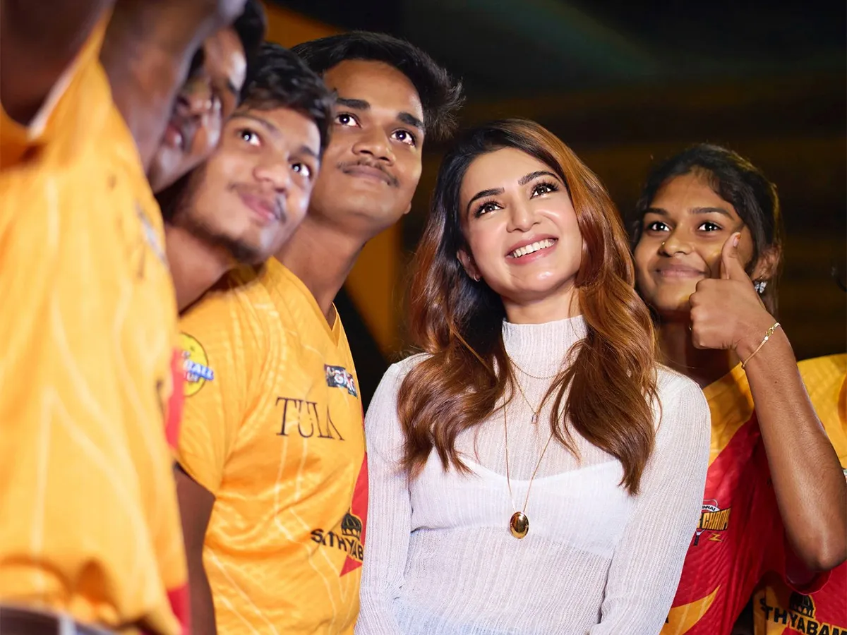 Samantha Launched Chennai Super Champs jersey Event Photos