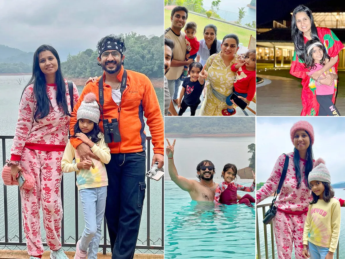 Anchor Ravi Enjoying a Family Vacation In Kerala Photos Viral