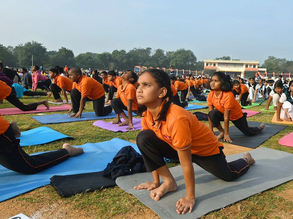 Tirupati: Mass Surya Namaskar 2025 Photos