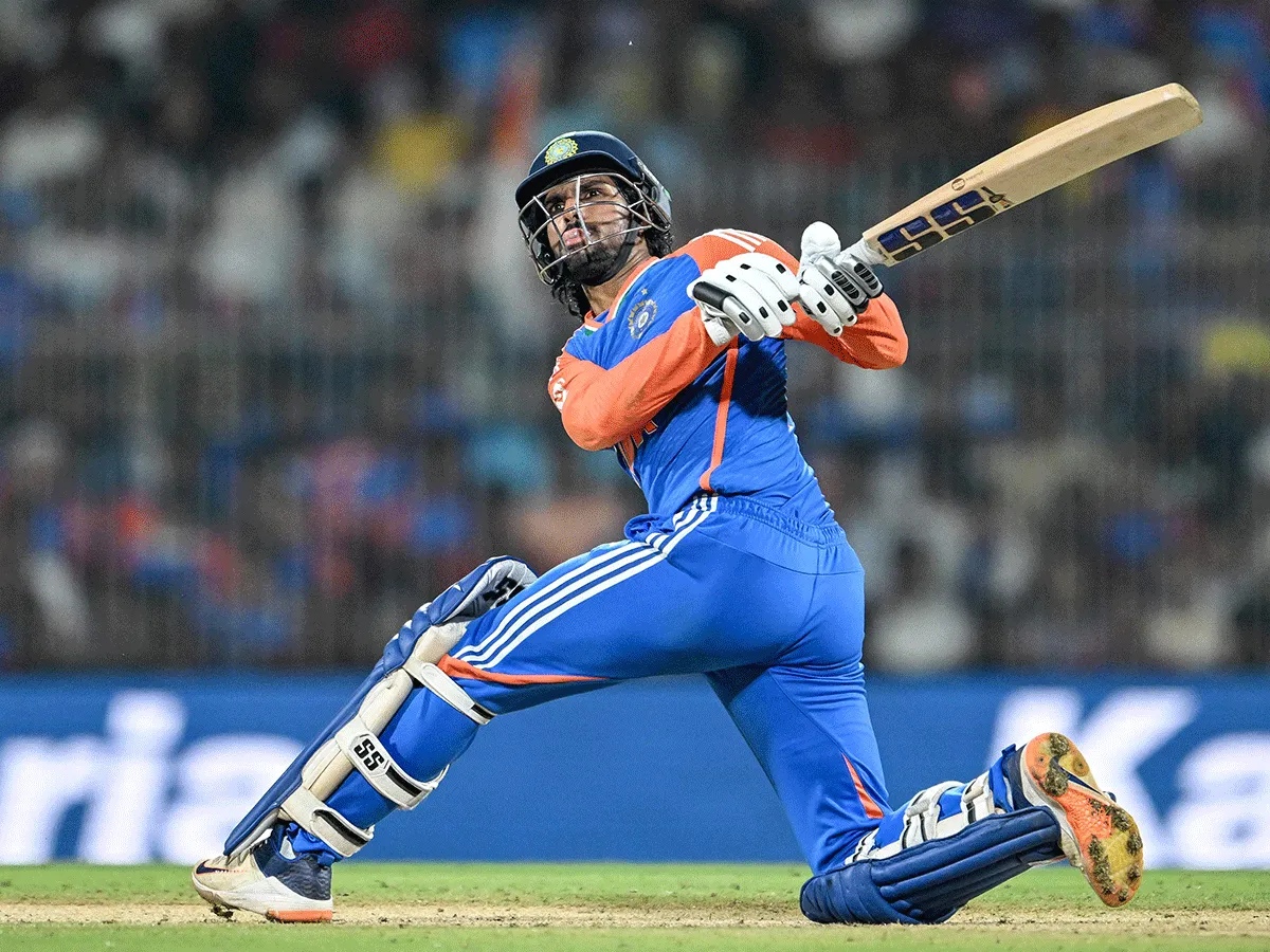 Tilak Varma Spectacular Batting In 2nd T20I Against England Photo Gallery