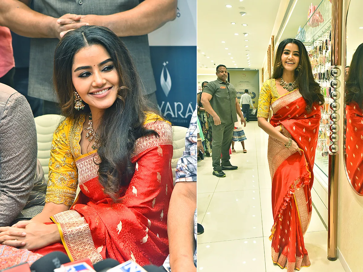 Actress Anupama Parameswaran inaugurates Viyara Fine Silver Jewellery in Jubilee Hills